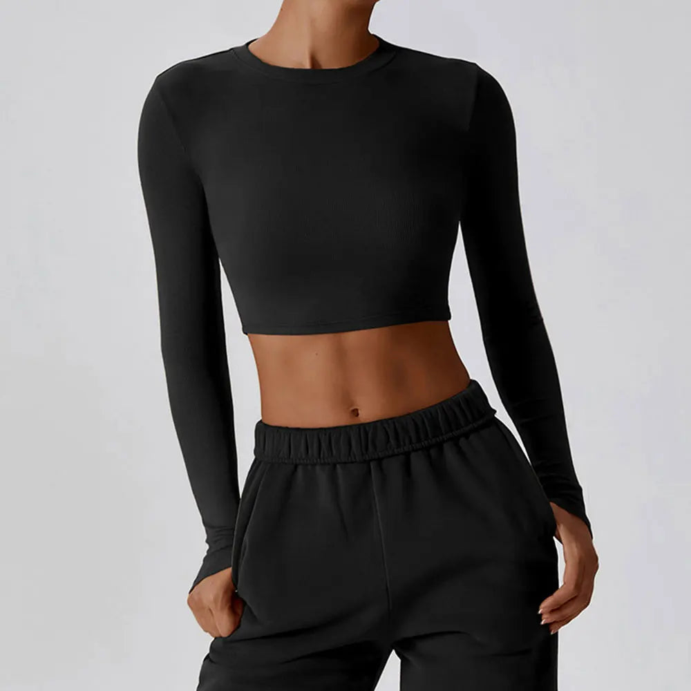 Everyday Long Sleeve Crop Top