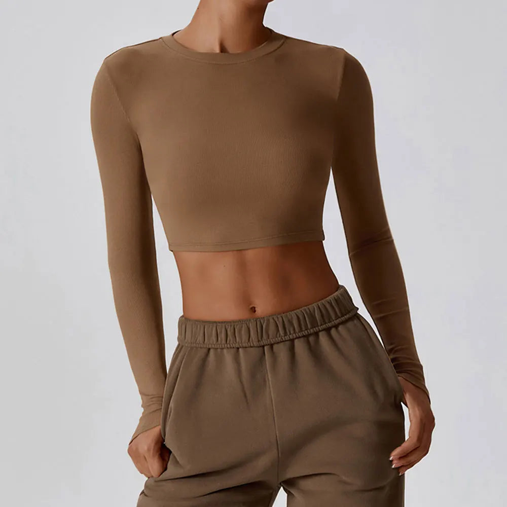 Everyday Long Sleeve Crop Top