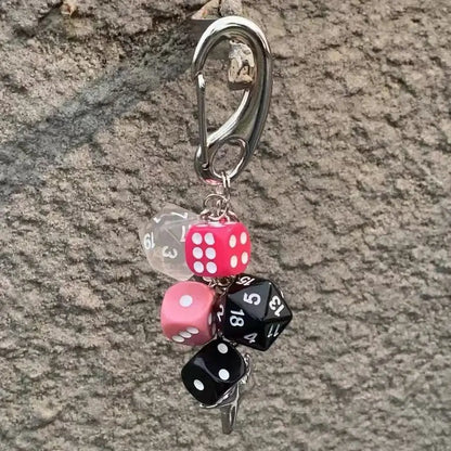 Dice Keychain Bag Pendant