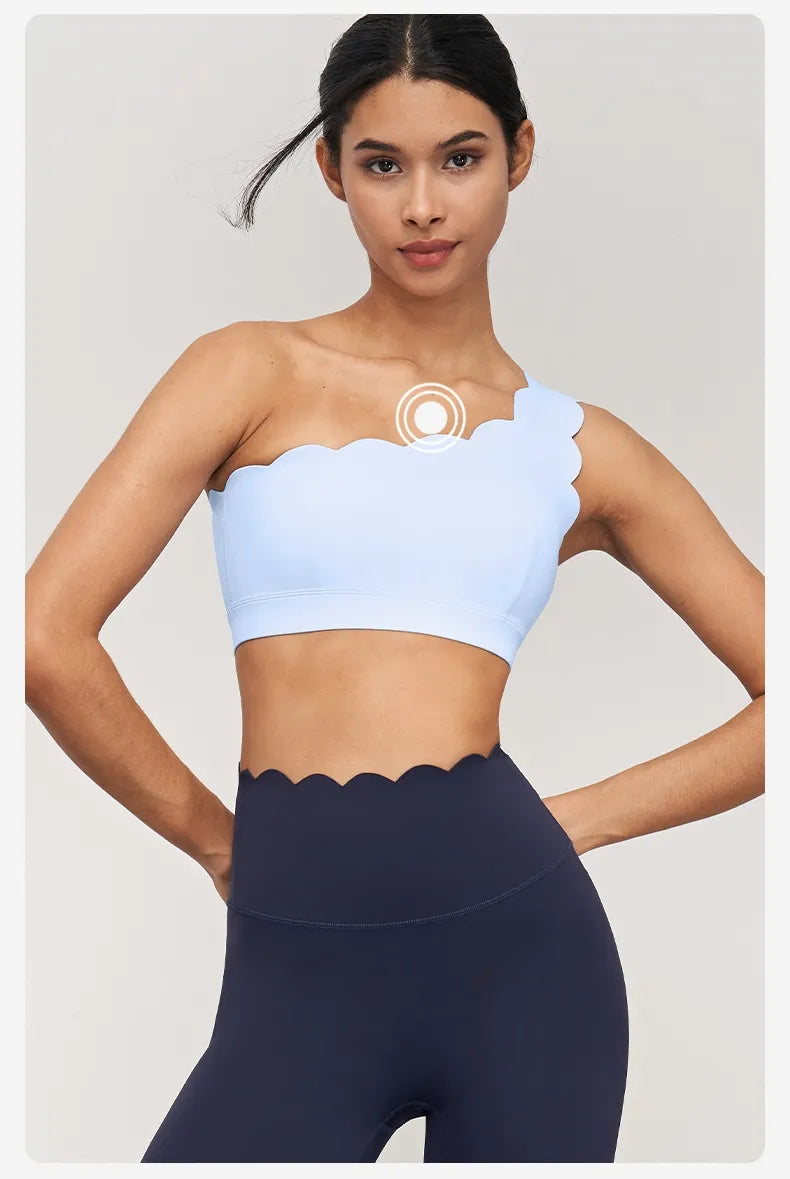 Seamless Scallop Sport Bra