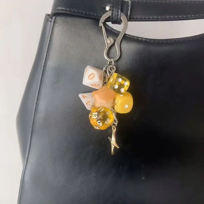 Dice Keychain Bag Pendant