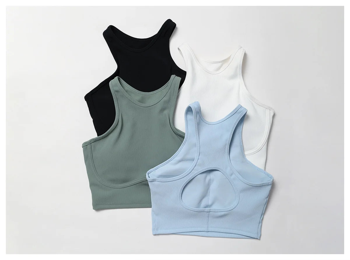 Shockproof Push Up Crop Top