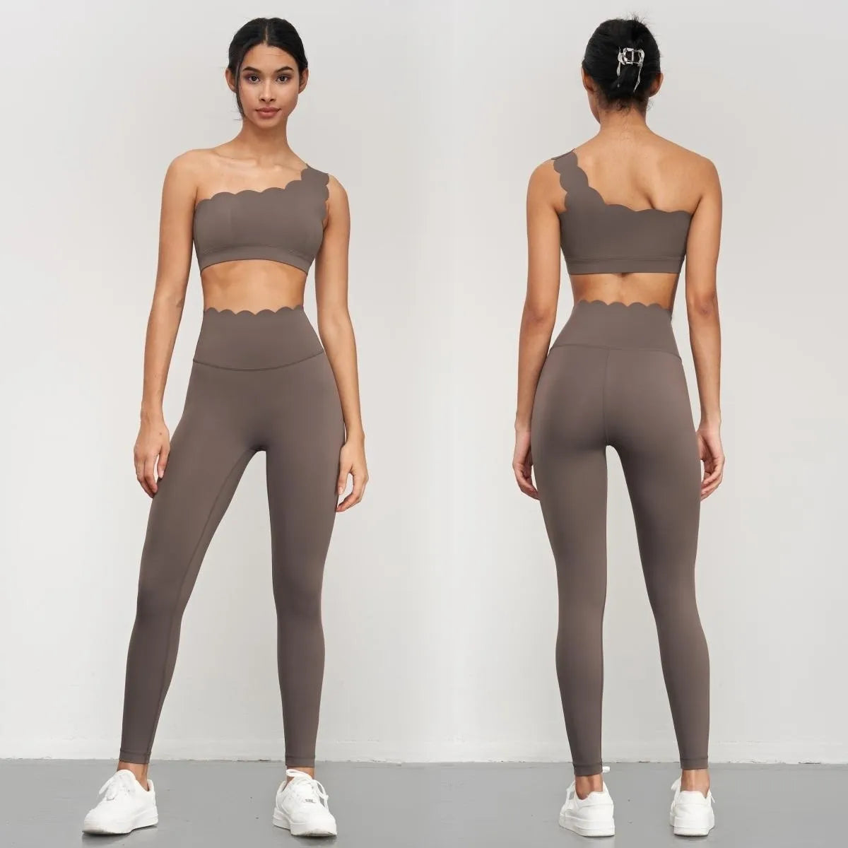 Lycra Seamless Lotus Arc High Waist Scrunch Butt Leggings