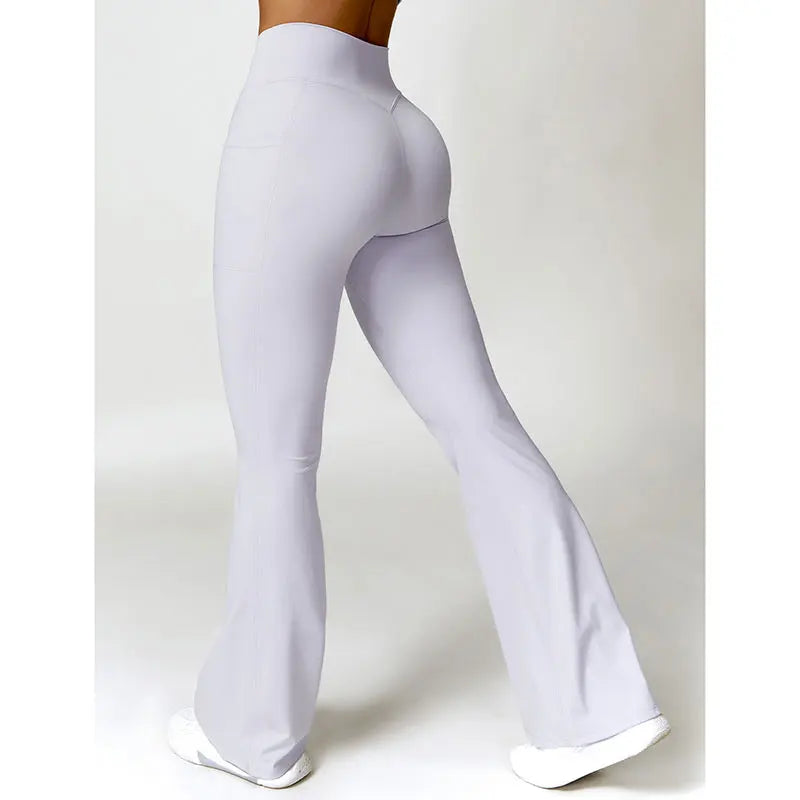 High Waist V Flare Leggings