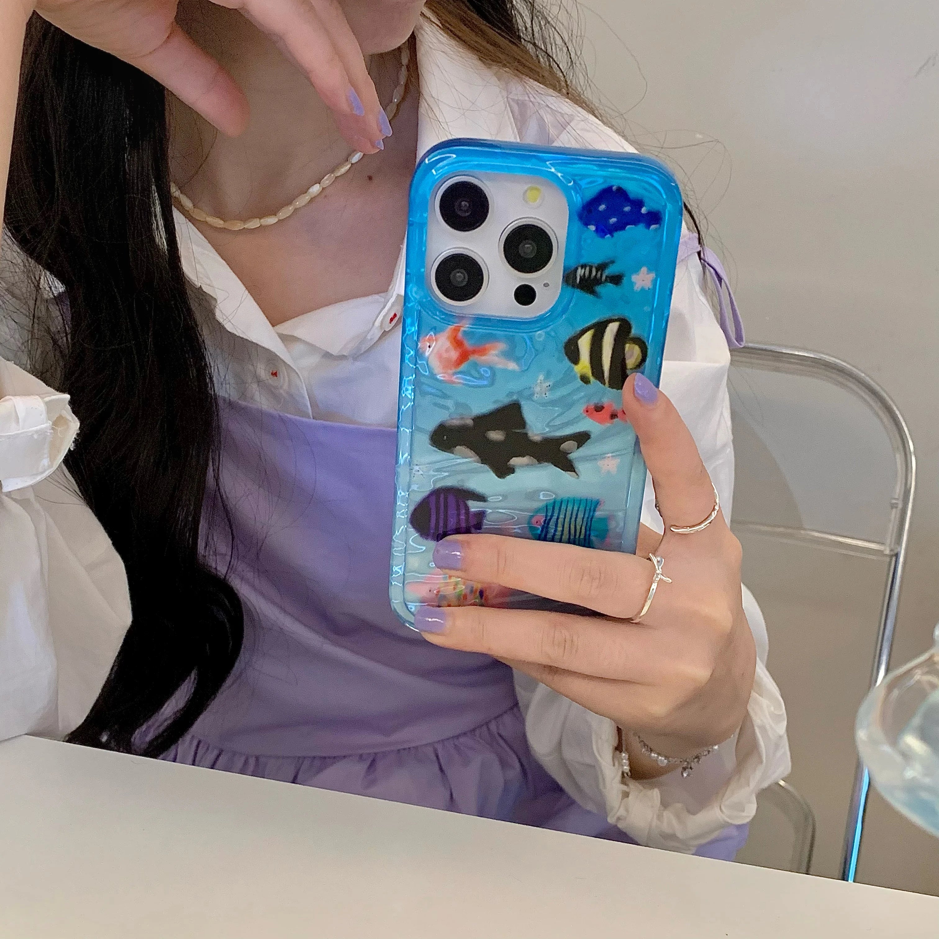 Aquamarine iPhone Case