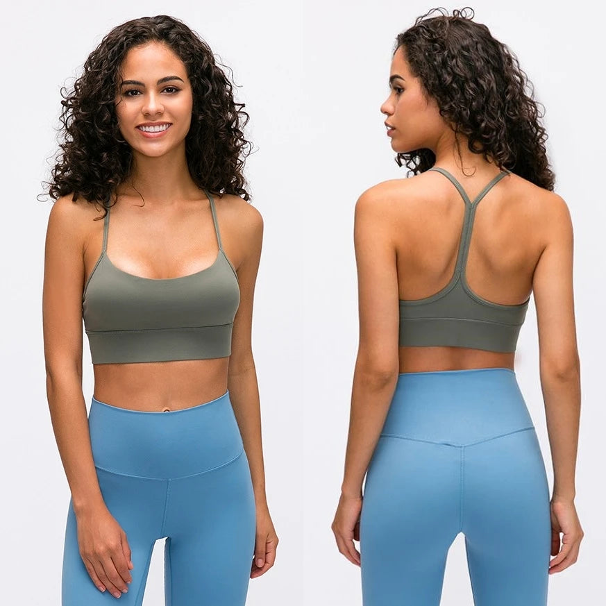 T-shape Seamless Sports Bra