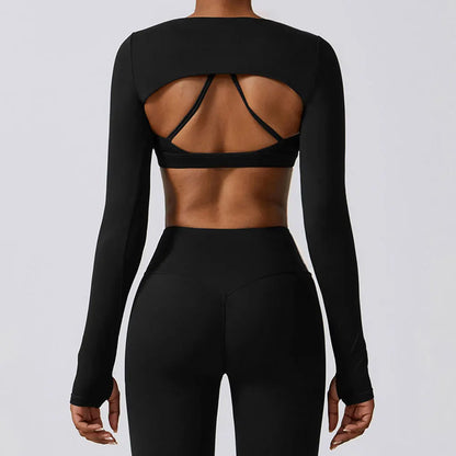 Sculpt Long Sleeved Shrug Workout Top