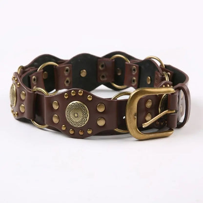 Brown Vintage Style Buckle Belts