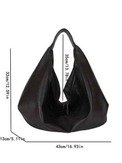 Large Hobo Slouchy Shoulder Bag