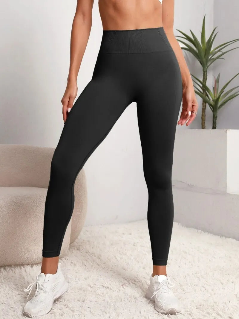 High Waist Seamless Bum Lifting Sports Leggings