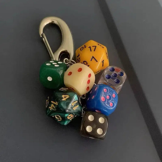 Dice Keychain Bag Pendant