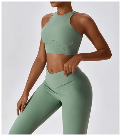 Shockproof Push Up Crop Top