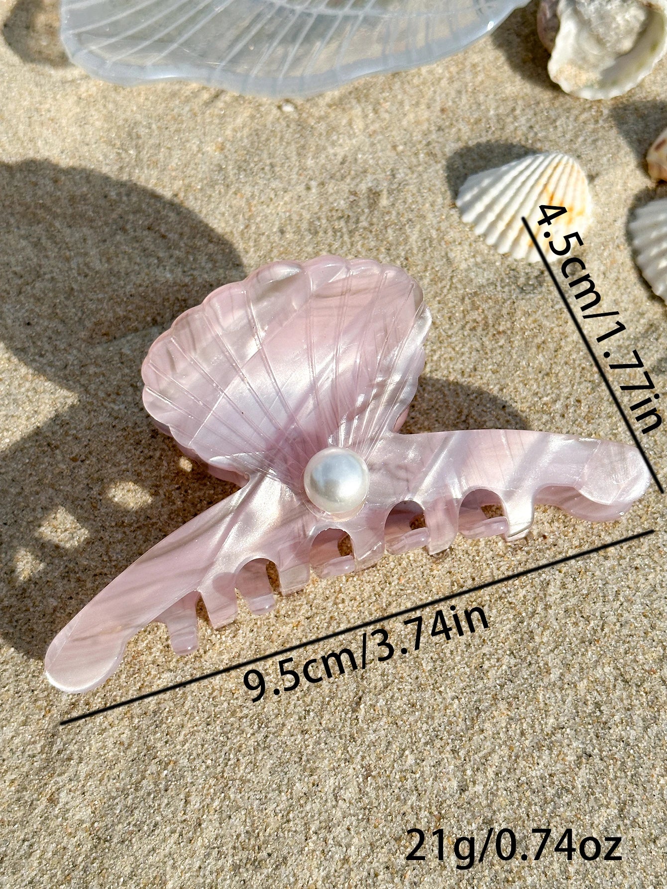 Shell shaped Hair Clip