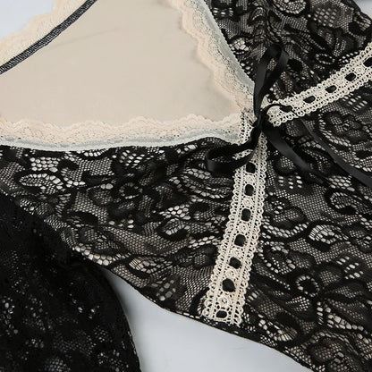 Black Lace Shirt