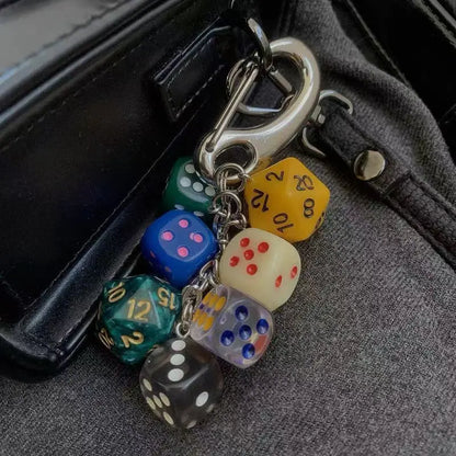 Dice Keychain Bag Pendant