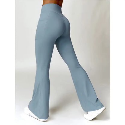 High Waist V Flare Leggings