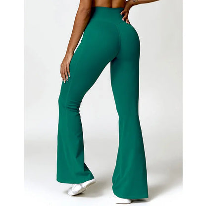 High Waist V Flare Leggings