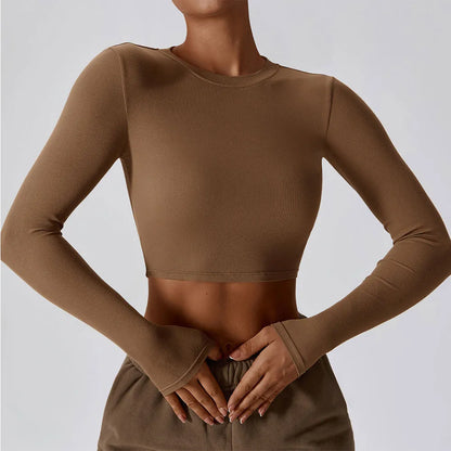 Everyday Long Sleeve Crop Top