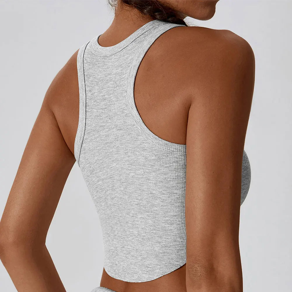 Cropped Gym Vest