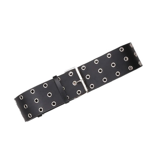 Large Silver Three Layer Buckle Belt