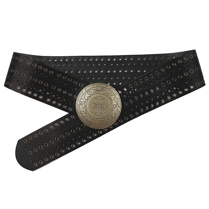 Boho Studded Disc Belt